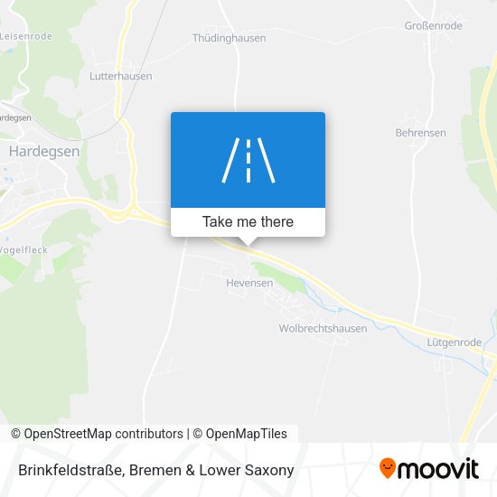 Brinkfeldstraße map