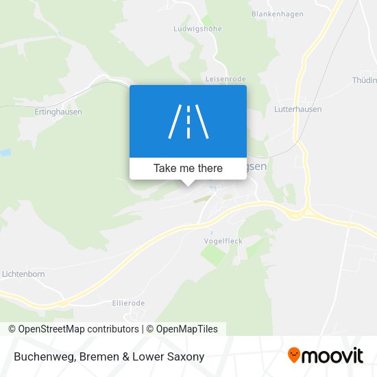 Buchenweg map