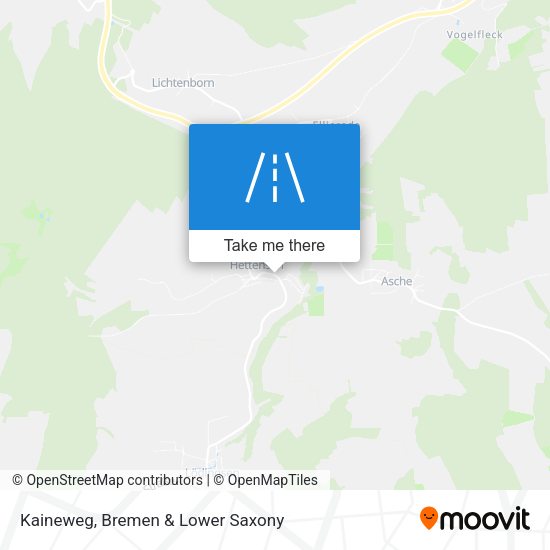 Kaineweg map