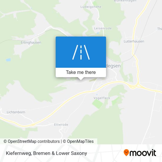Kiefernweg map