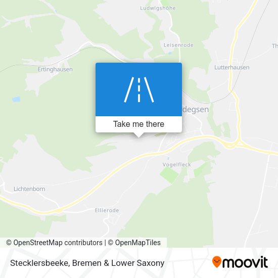 Stecklersbeeke map