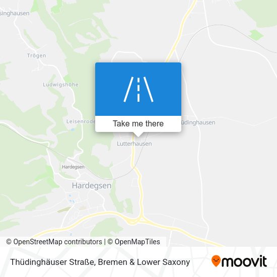 Thüdinghäuser Straße map