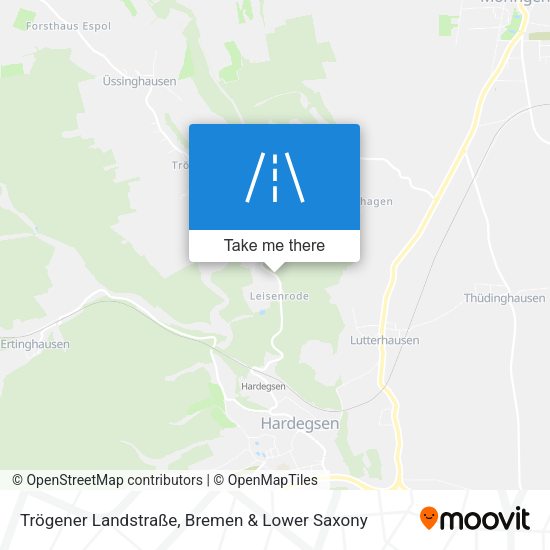 Trögener Landstraße map