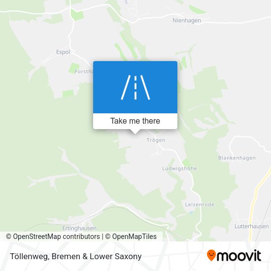 Töllenweg map