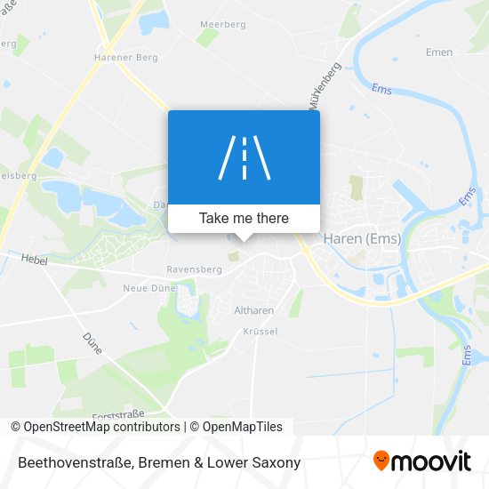 Beethovenstraße map