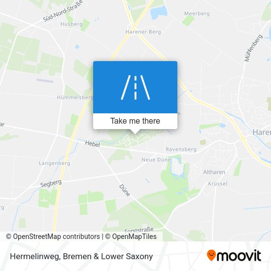 Hermelinweg map
