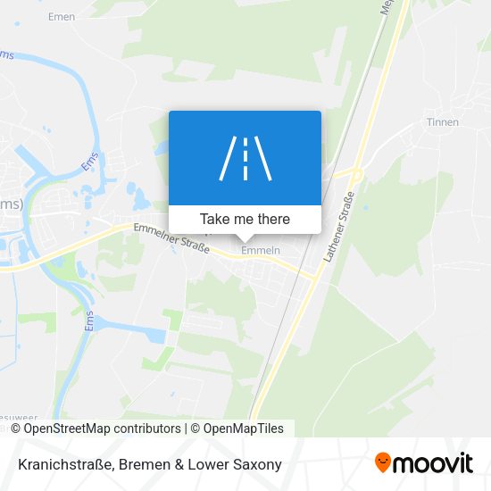 Kranichstraße map