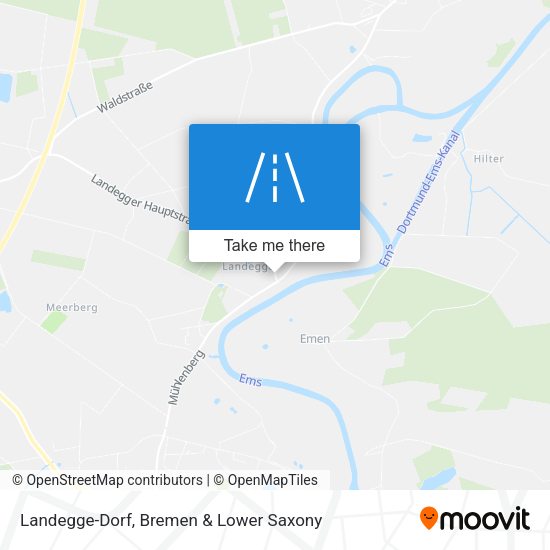 Landegge-Dorf map