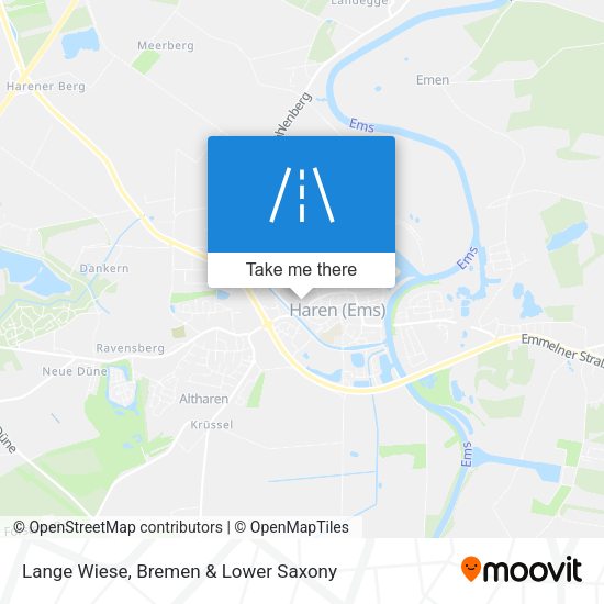 Lange Wiese map