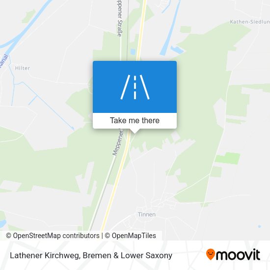 Lathener Kirchweg map