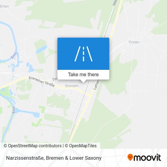 Narzissenstraße map