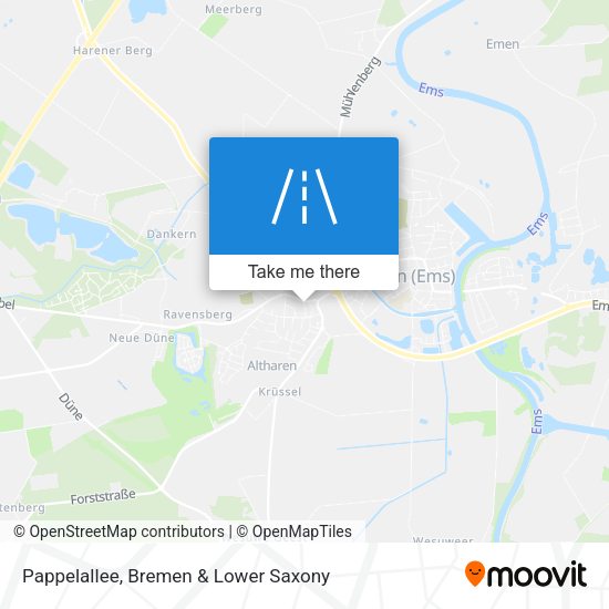 Pappelallee map