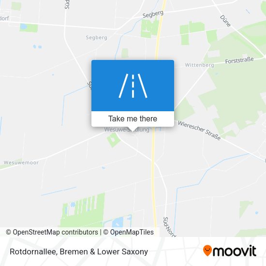 Rotdornallee map