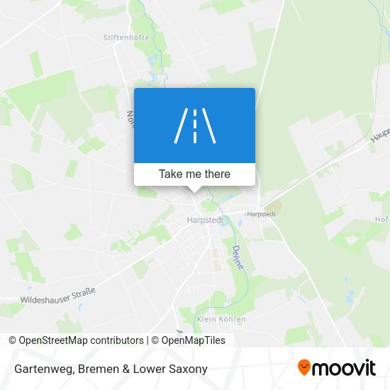 Gartenweg map