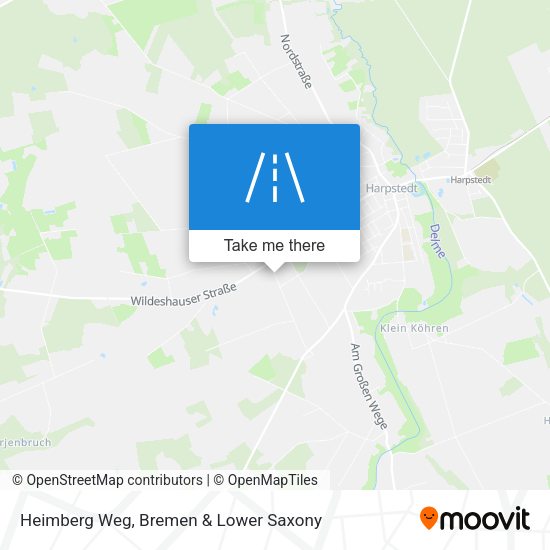 Heimberg Weg map