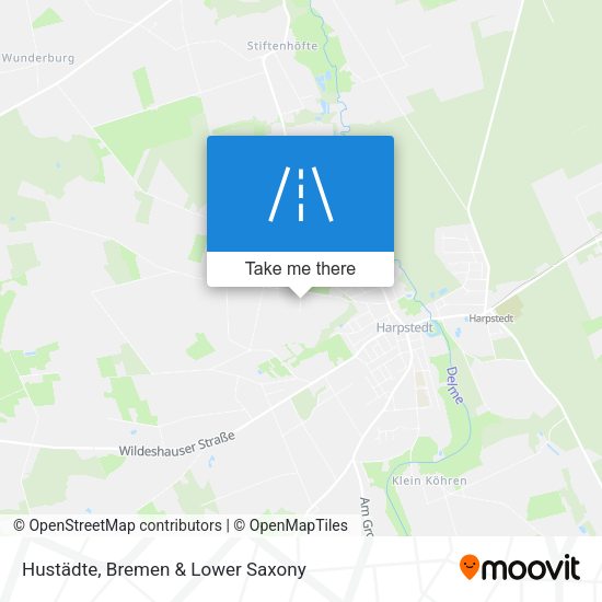 Hustädte map