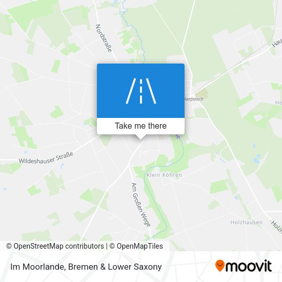 Im Moorlande map