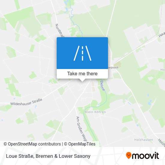 Loue Straße map