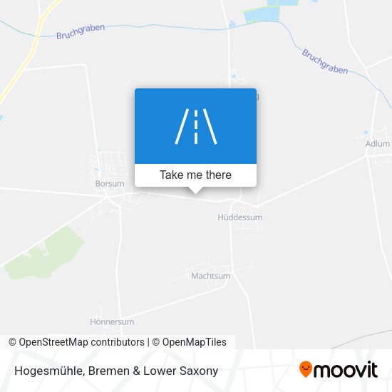 Hogesmühle map
