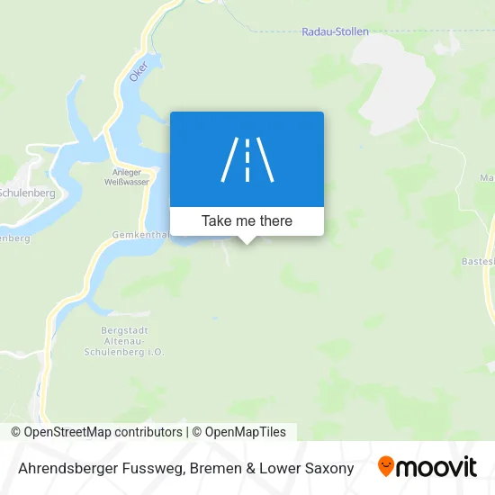 Карта Ahrendsberger Fussweg