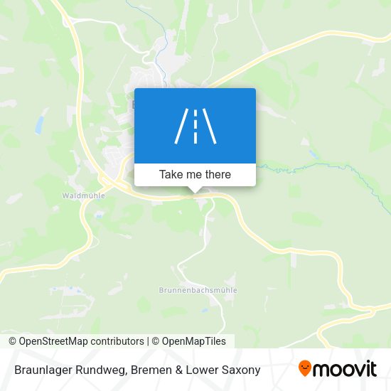 Braunlager Rundweg map