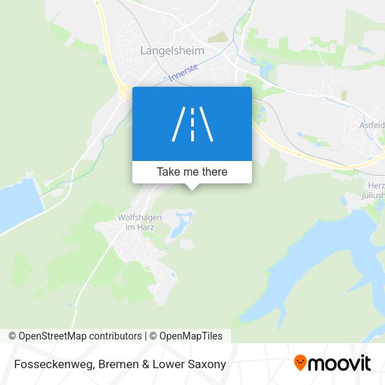Fosseckenweg map