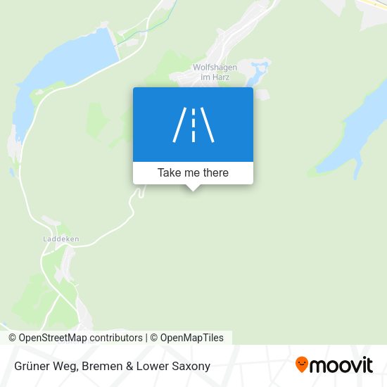 Grüner Weg map