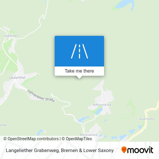 Langeliether Grabenweg map