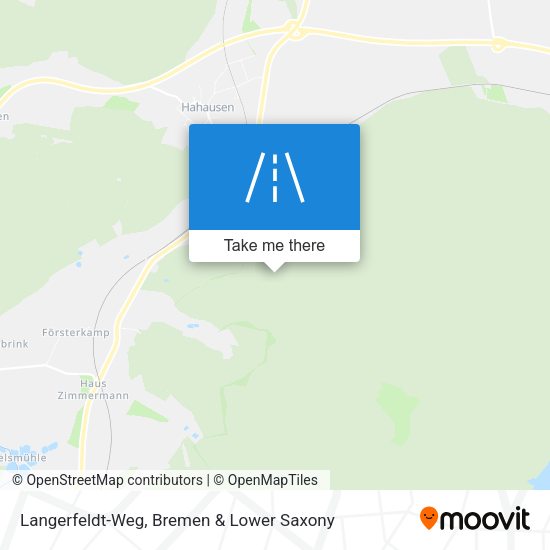 Langerfeldt-Weg map