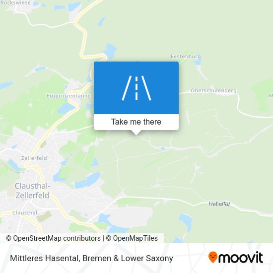 Mittleres Hasental map