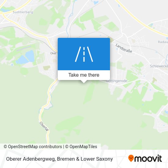 Oberer Adenbergweg map