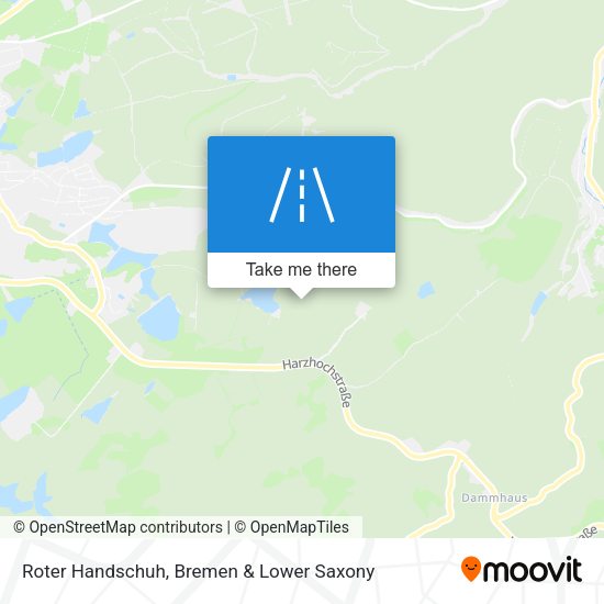 Roter Handschuh map