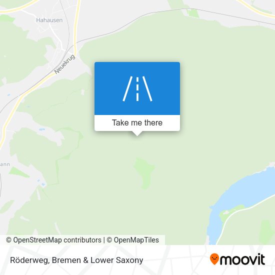 Röderweg map
