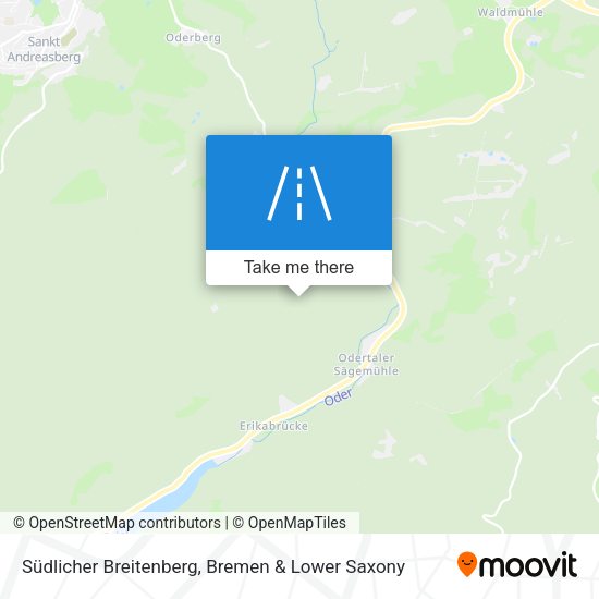 Südlicher Breitenberg map