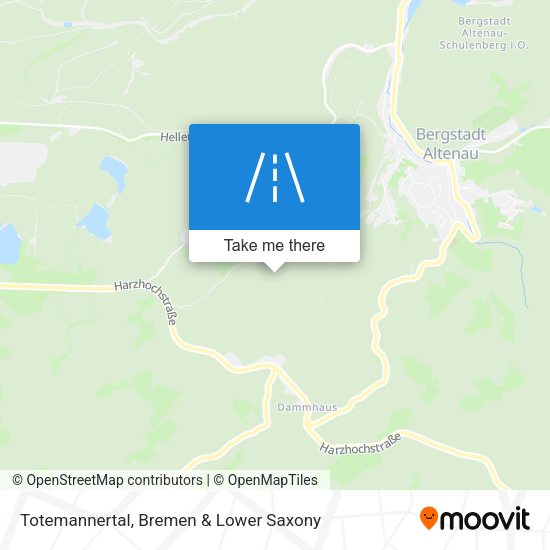 Totemannertal map