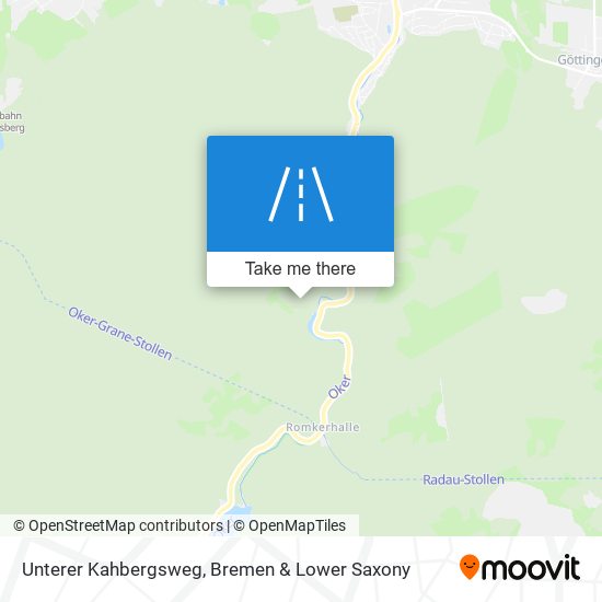 Unterer Kahbergsweg map