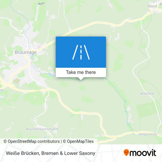 Weiße Brücken map