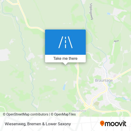 Wiesenweg map
