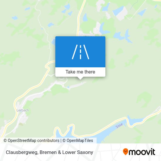 Clausbergweg map