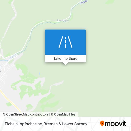 Eichelnkopfschneise map