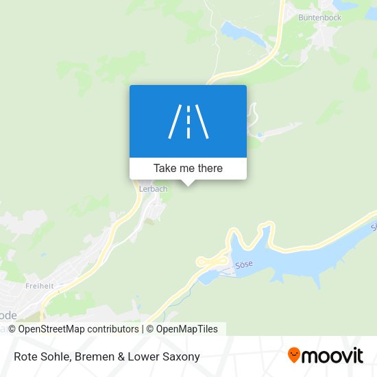 Rote Sohle map