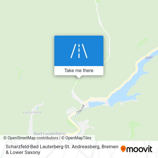 Scharzfeld-Bad Lauterberg-St. Andreasberg map