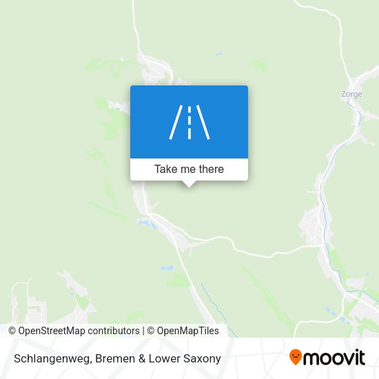 Schlangenweg map