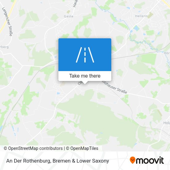 An Der Rothenburg map
