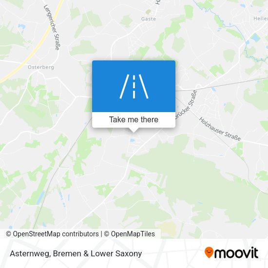 Asternweg map