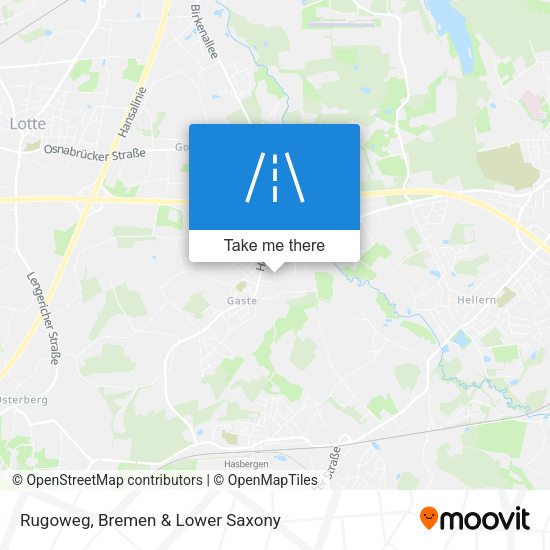 Rugoweg map