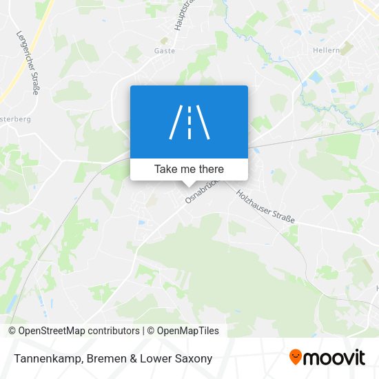 Tannenkamp map