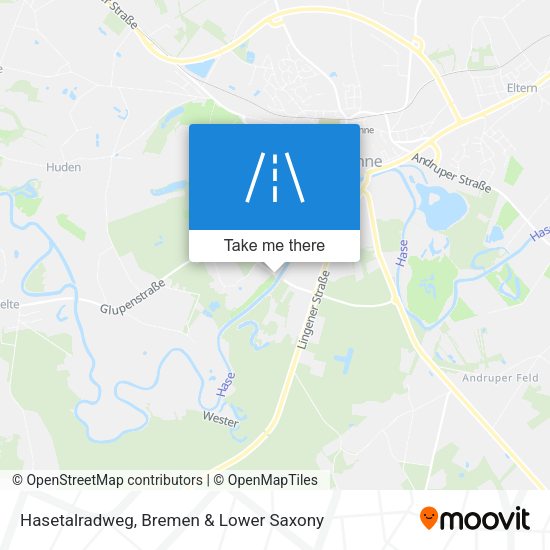 Hasetalradweg map