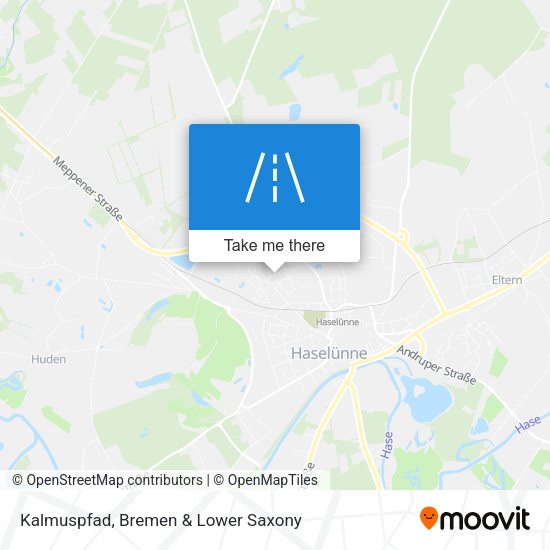 Kalmuspfad map