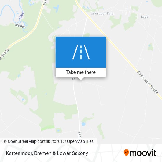 Kattenmoor map